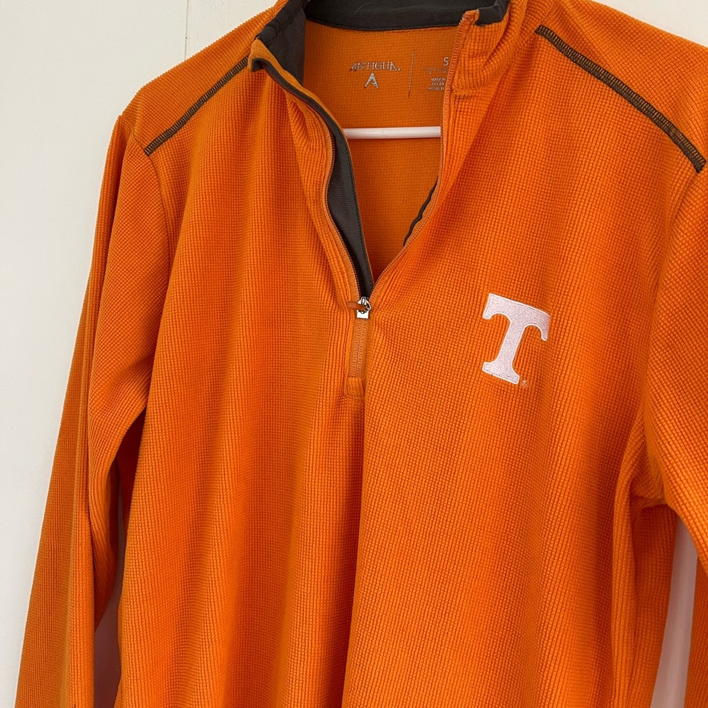 Antigua University of Tennessee VOLS 1/4 Quarter Zip Pullover size Small